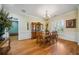 Charming dining room with hardwood floors and elegant chandelier at 84 Nw Gloster Nw Rd, Lawrenceville, GA 30044