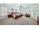 Serene main bedroom with plush carpet, neutral walls, and French doors at 84 Nw Gloster Nw Rd, Lawrenceville, GA 30044