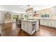 Bright, open kitchen features a large island and stainless steel appliances at 1382 Varner Rd, Marietta, GA 30062