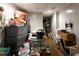 View of a basement storage area filled with boxes and various household items at 184 Wildflower Dr, Social Circle, GA 30025