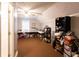 Bright bonus room with neutral walls, functional layout, and ceiling fan at 184 Wildflower Dr, Social Circle, GA 30025