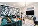 Bright living room features recessed lights, fashionable furnishings, and an eye-catching art piece at 76 Mayson Avenue Northeast Ne, Atlanta, GA 30307