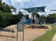 Community playground featuring modern equipment and a safety surface for children at 956 Kinghorn Nw Dr, Kennesaw, GA 30152