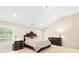 Spacious main bedroom features carpet, recessed lighting, and abundant natural light at 3065 Moser Way, Marietta, GA 30060