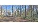 View of the home's spacious, tree-filled backyard at 508 Jaywood Dr, Stone Mountain, GA 30083