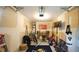 Workout space in the garage with basketball hoop, punching bag, and assorted equipment at 400 Silver Spring St, Dallas, GA 30157