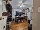 Home office with a desk, chair, and shelves at 1988 Greensferry Gln, Lawrenceville, GA 30043