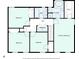 Second floor plan featuring primary bedroom, three bedrooms, walk-in closet, and laundry at 4522 Reva Ne Ct, Marietta, GA 30066