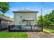 Back exterior featuring an outdoor deck and a fenced yard providing a private outdoor space at 900 Ira Sw St, Atlanta, GA 30310