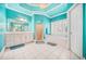 Primary bathroom with soaking tub, shower and double sinks at 1561 Annapolis Way, Grayson, GA 30017