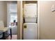 Convenient in-unit laundry closet, maximizing space and efficiency at 8566 Jamestown Way, Jonesboro, GA 30238
