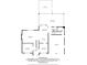 First floor plan featuring a kitchen, breakfast nook, living room, and dining room at 2081 Township Dr, Woodstock, GA 30189