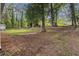 Expansive backyard featuring mature trees and a chain link fence offering privacy at 726 Alfred Nw Rd, Atlanta, GA 30331