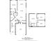 A detailed floor plan showcasing the layout of this two-story home, including room dimensions and overall square footage at 4571 Grenadine Cir, Acworth, GA 30101