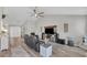 Spacious living room with vaulted ceilings, stylish furniture, and plenty of natural light at 5105 Ashley Falls Ct, Loganville, GA 30052
