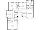 Detailed floor plan of the home's second floor with bedroom and bathroom dimensions at 4341 Horder Ct, Snellville, GA 30039