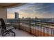 The private balcony is the perfect place to unwind while enjoying sunset city skyline views at 3445 Stratford Rd # 3102, Atlanta, GA 30326