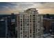 A luxury building offers panoramic views of the city skyline from its many windows and balconies at 3445 Stratford Rd # 3102, Atlanta, GA 30326