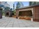Cozy outdoor cabanas with comfortable seating offer a relaxing space for residents to enjoy the city views at 3445 Stratford Rd # 3102, Atlanta, GA 30326