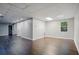 Spacious basement featuring wood floors and recessed lighting at 46 Highland Ct, Carrollton, GA 30116