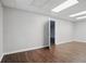 Bright office space featuring wood floors, neutral walls, and recessed lighting at 46 Highland Ct, Carrollton, GA 30116