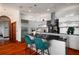 Stylish kitchen with stainless steel appliances, granite counters, and a breakfast bar at 3334 Peachtree Ne Rd # 1707, Atlanta, GA 30326