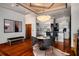 Open floor plan featuring a kitchen, dining area, and living space with modern finishes at 3334 Peachtree Ne Rd # 1707, Atlanta, GA 30326
