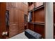 Spacious walk-in closet with custom wood shelving, drawers, and ample storage space at 3334 Peachtree Ne Rd # 1707, Atlanta, GA 30326