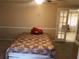 Bedroom with carpet floor and bed at 4485 Merlin Ne Cir, Douglasville, GA 30134