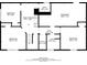 Basement floor plan showcasing bedrooms, bathrooms, Gathering room, utility, and basement area at 4669 Birch Ridge Trl, Stone Mountain, GA 30083