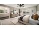 Tranquil main bedroom with decor, an ensuite bathroom, and natural light, for a soothing experience at 947 Edwin Ln, Sugar Hill, GA 30518