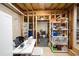 Unfinished basement space with exposed beams, offering potential for customization at 2260 Falkirk Pointe Dr, Marietta, GA 30062