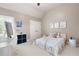 Cozy bedroom features neutral colors, a window with shutters, and plush carpeting at 2260 Falkirk Pointe Dr, Marietta, GA 30062