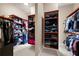 Large walk-in closet with custom shelving and hanging rods offers ample storage space at 2260 Falkirk Pointe Dr, Marietta, GA 30062