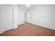 Neutral bedroom featuring closet with ample space for storage at 401 Cottonwood Dr, Woodstock, GA 30189