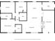 Detailed floor plan outlining the layout of the home including bedrooms, living areas, and bathrooms at 401 Cottonwood Dr, Woodstock, GA 30189