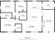 Here is the floor plan of the property, with measurements for the bedrooms, kitchen, living room, and other spaces at 401 Cottonwood Dr, Woodstock, GA 30189