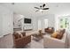 Comfortable living room with neutral tones, a TV, and cozy seating for relaxation at 233 Retreat Ln, Canton, GA 30114