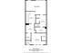 Floorplan view of the second floor features bedrooms, laundry room, and baths at 233 Retreat Ln, Canton, GA 30114