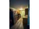 Functional kitchen with stainless steel appliances, wooden cabinets and laminate flooring at 405 Fairburn Sw Rd # 64, Atlanta, GA 30331