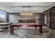 Elegant game room featuring a pool table, stylish lighting, and comfortable seating area at 270 17Th Nw St # 2804, Atlanta, GA 30363
