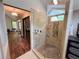 Modern shower featuring tilework, sleek fixtures, and seamless glass door at 3493 Wood Acres Blvd, Duluth, GA 30096