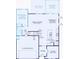 First floorplan showcasing a two-car garage, kitchen, study, great room, and patio at 6106 Marigold Way, Atlanta, GA 30349