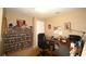 Comfortable office space with lots of natural light, built-in storage and a comfortable chair at 70 Darbys Crossing Ct, Hiram, GA 30141
