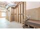 Unfinished basement area with exposed framing and utilities, offering customization potential at 1410 Eastland Rd Se Rd, Atlanta, GA 30316