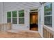 Open door leading from the back deck into the home's interior at 550 Constellation Overlook Sw, Atlanta, GA 30331