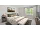 Bedroom with cozy furniture and decor and lots of light from the large window at 550 Constellation Overlook Sw, Atlanta, GA 30331