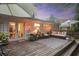 Relaxing back deck with comfortable seating and outdoor lighting at 3357 Pretty Branch Se Dr, Smyrna, GA 30080