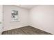 Bedroom with new windows, luxury vinyl plank flooring, and fresh white paint at 580 Silver Moon Dr, Loganville, GA 30052