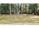 Backyard featuring grass, privacy fence, and mature trees at 115 Bond Dr, Ellenwood, GA 30294